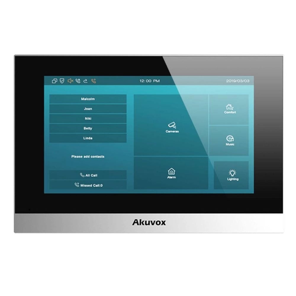 Видеодомофон 7” Akuvox C315N Silver SIP Android купить в Украине