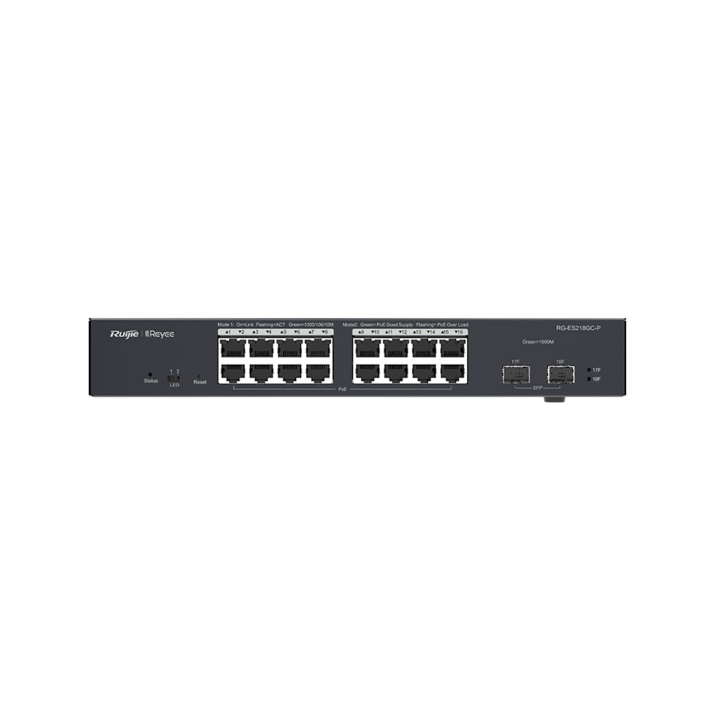 PoE-коммутатор RG-ES218GC-P Ruijie купить в Украине