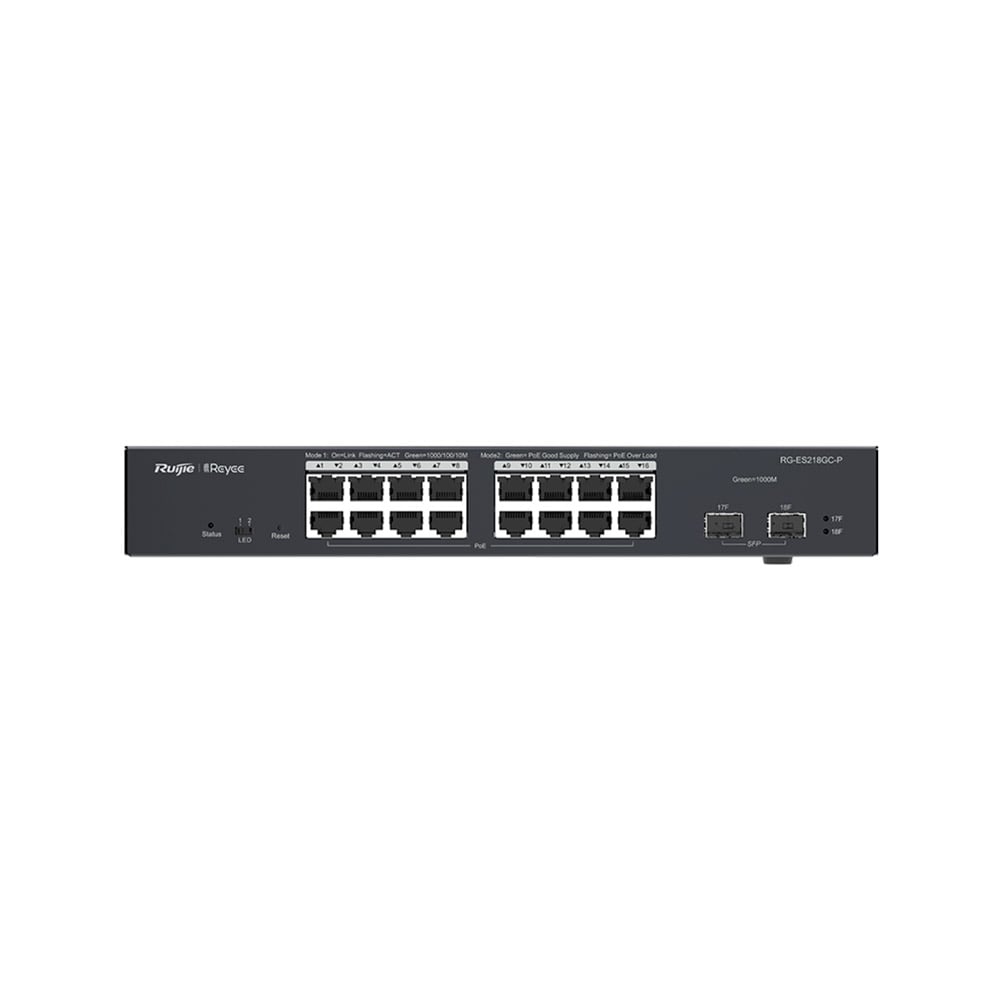 PoE-комутатор RG-ES218GC-P Ruijie купити в Україні