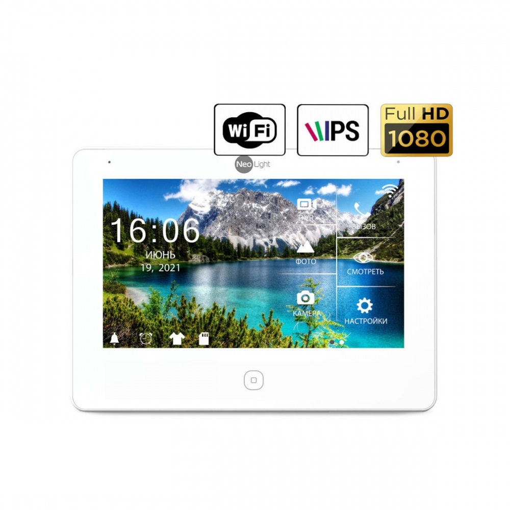 Видеодомофон ALPHA IP WHITE Neolight купить в Украине