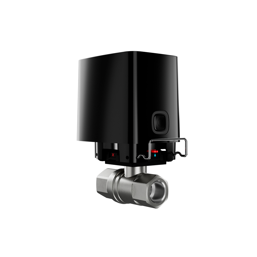 Кран перекрытия воды Ajax WaterStop 1/2" черный купить в Украине