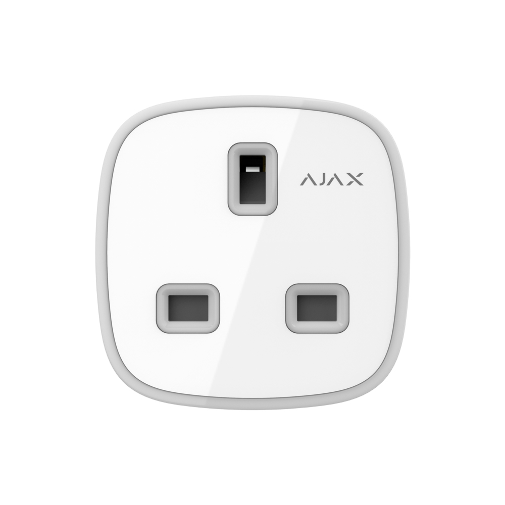 Умная розетка Ajax Socket Plus (type G) белая купить в Украине