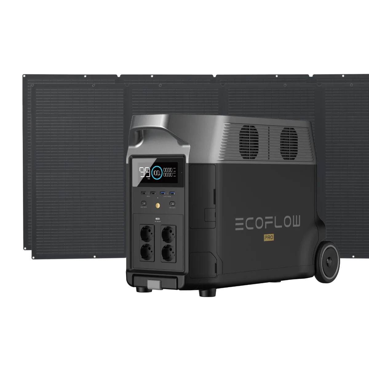 Комплект EcoFlow DELTA Pro + 2*400W Solar Panel купити в Україні