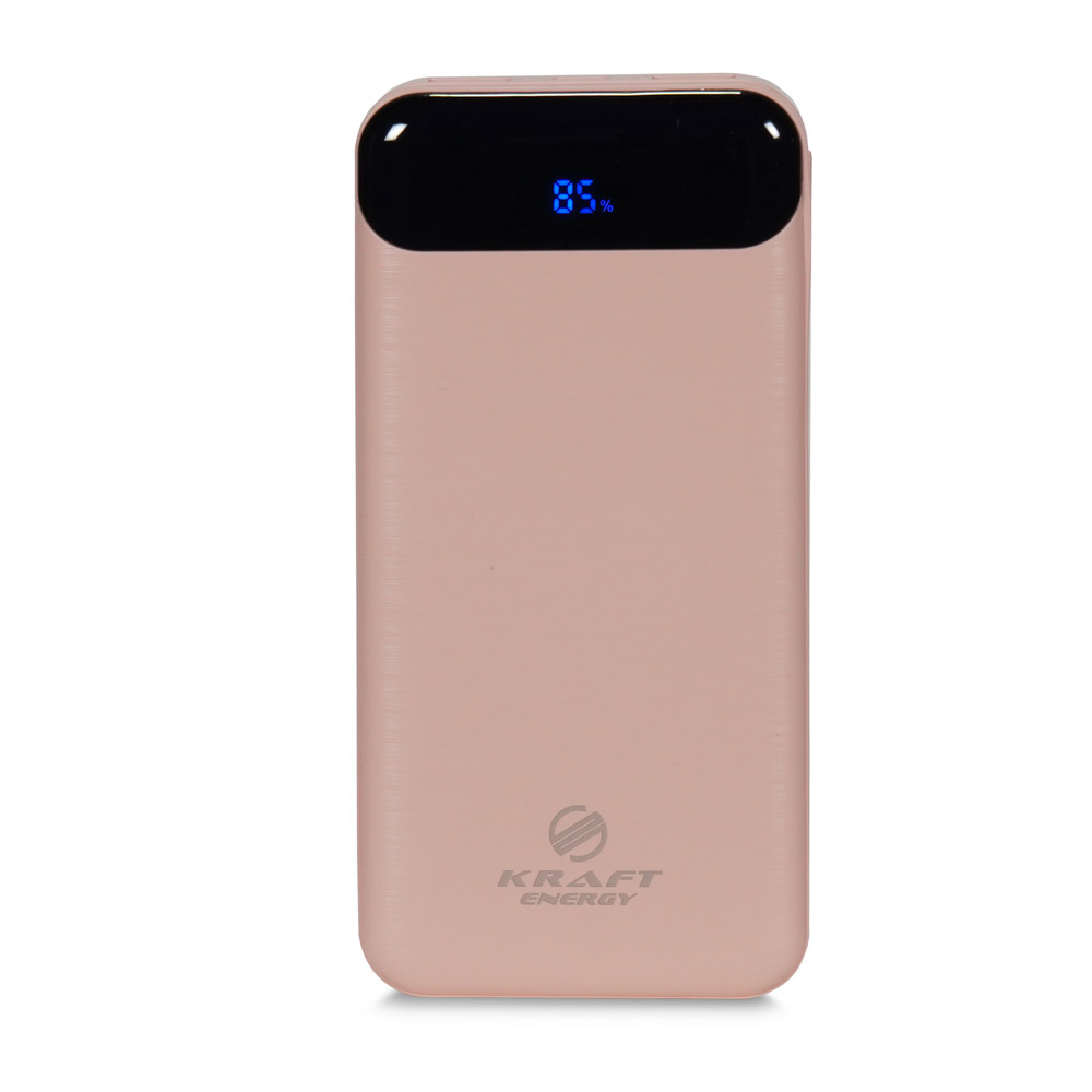 Повербанк 20000mAh Power Bank Kraft TPB-2020 Pink 22.5W QC3.0 купити в Україні