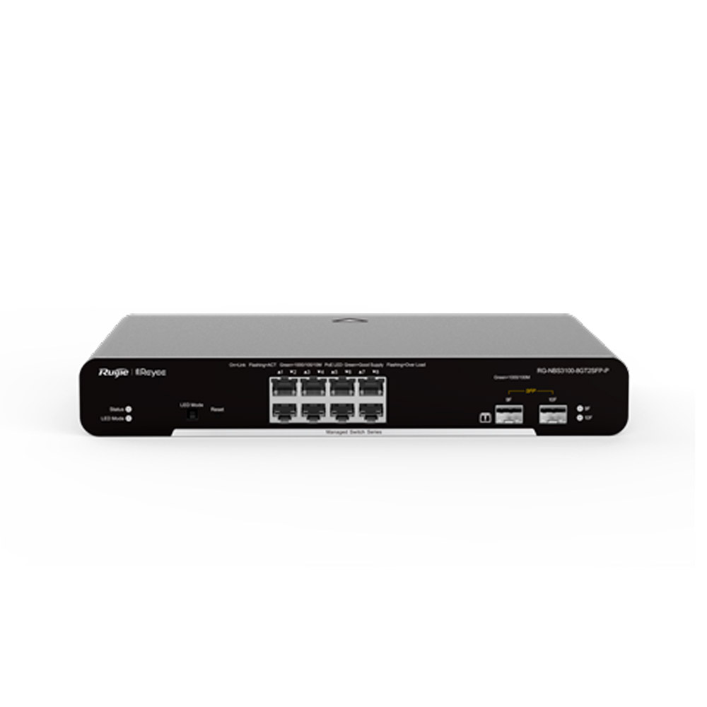 PoE-коммутатор RG-NBS3100-8GT2SFP-P Ruijie купить в Украине