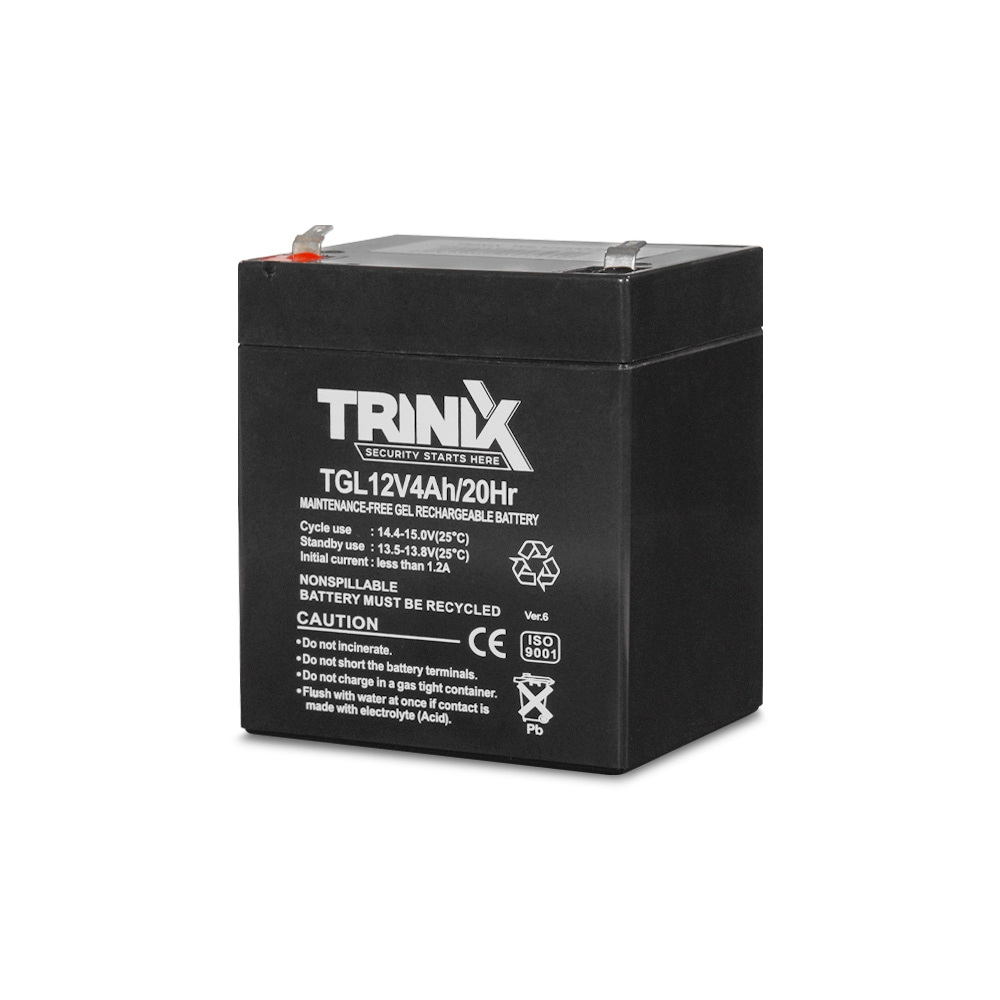 Акумуляторна батарея гелева 12В 4Аг Trinix TGL12V4Ah/20Hr GEL купити в Україні