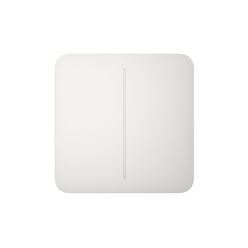 Кнопка Button (white/біла) для LightSwitch SoloButton (2-gang) Ajax купити в Україні