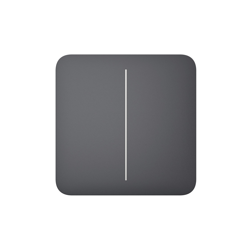 Кнопка Button (графит/графит) для LightSwitch SoloButton (2-gang) Ajax купить в Украине