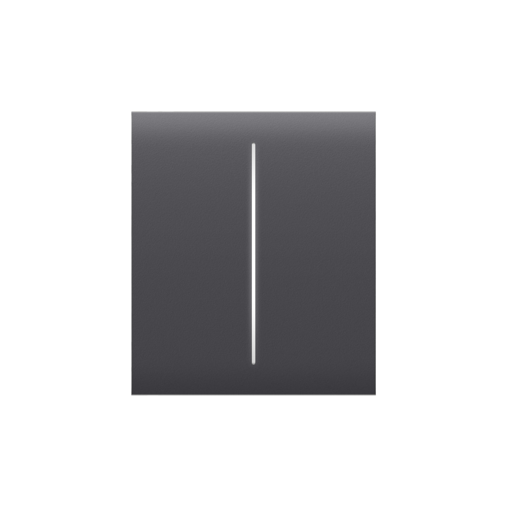 Кнопка Button (graphite/графіт) для LightSwitch CenterButton (2-gang) Ajax купити в Україні