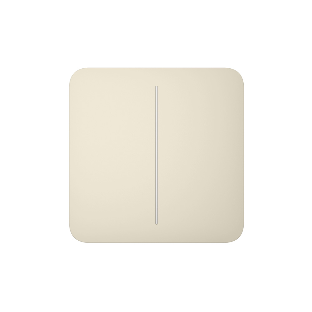 Кнопка Button (ivory/слонова кістка) для LightSwitch SoloButton (2-gang) Ajax купити в Україні