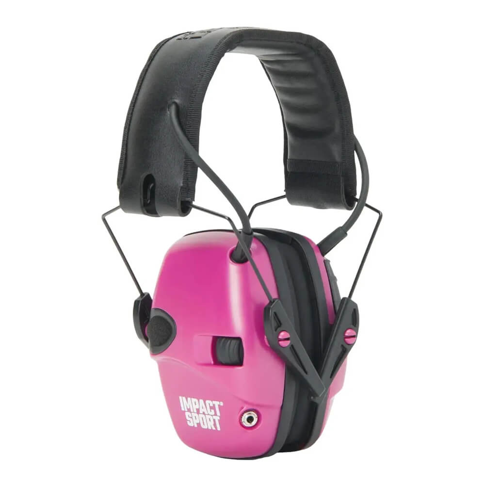 Активные защитные наушники Howard Leight Impact Sport R-02533 Youth/Adult Berry Pink купить в Украине