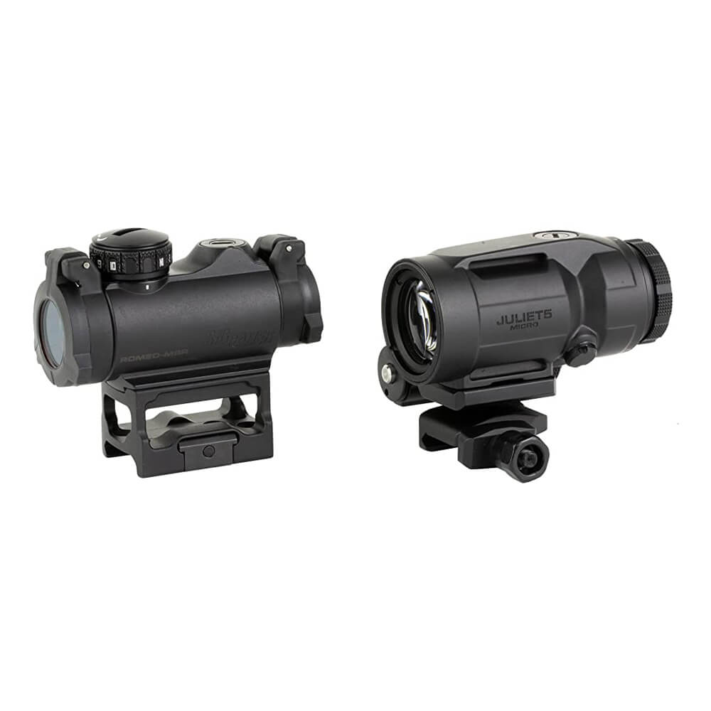 Коліматорний приціл Romeo-MSR 2MOA red dot зі збільшувачем Juliet5-Micro 1-5X Sig Sauer купити в Україні
