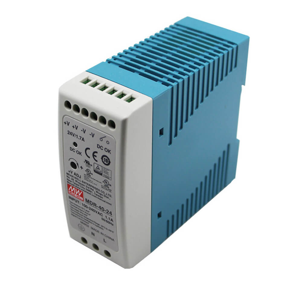 Блок питания MDR-40-24 Mean Well на DIN-рейке купить в Украине