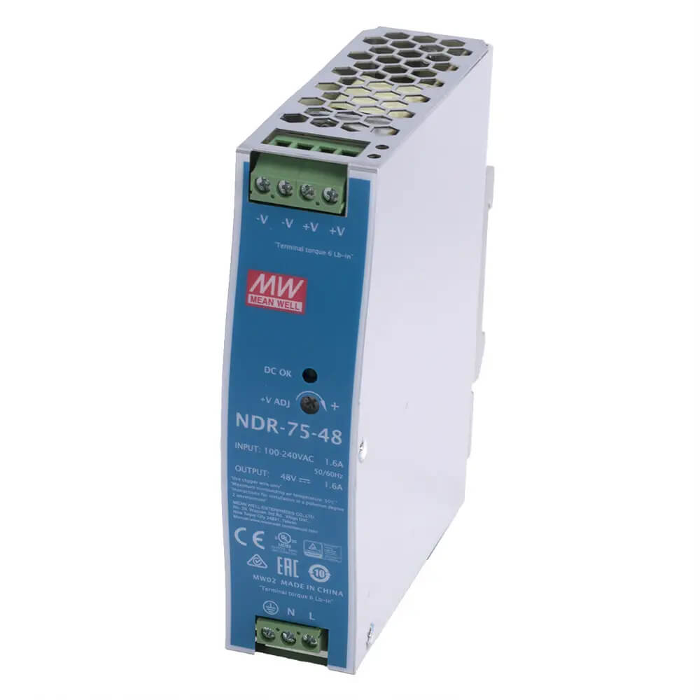 Блок питания NDR-75-48 Mean Well на DIN-рейке купить в Украине