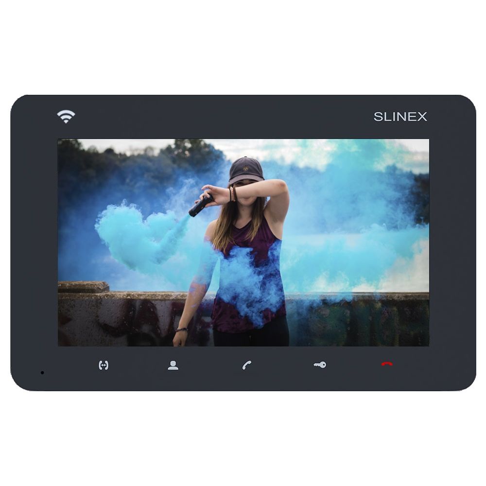 Видеодомофон 7" WiFi Slinex SM-07N Cloud Graphite купить в Украине