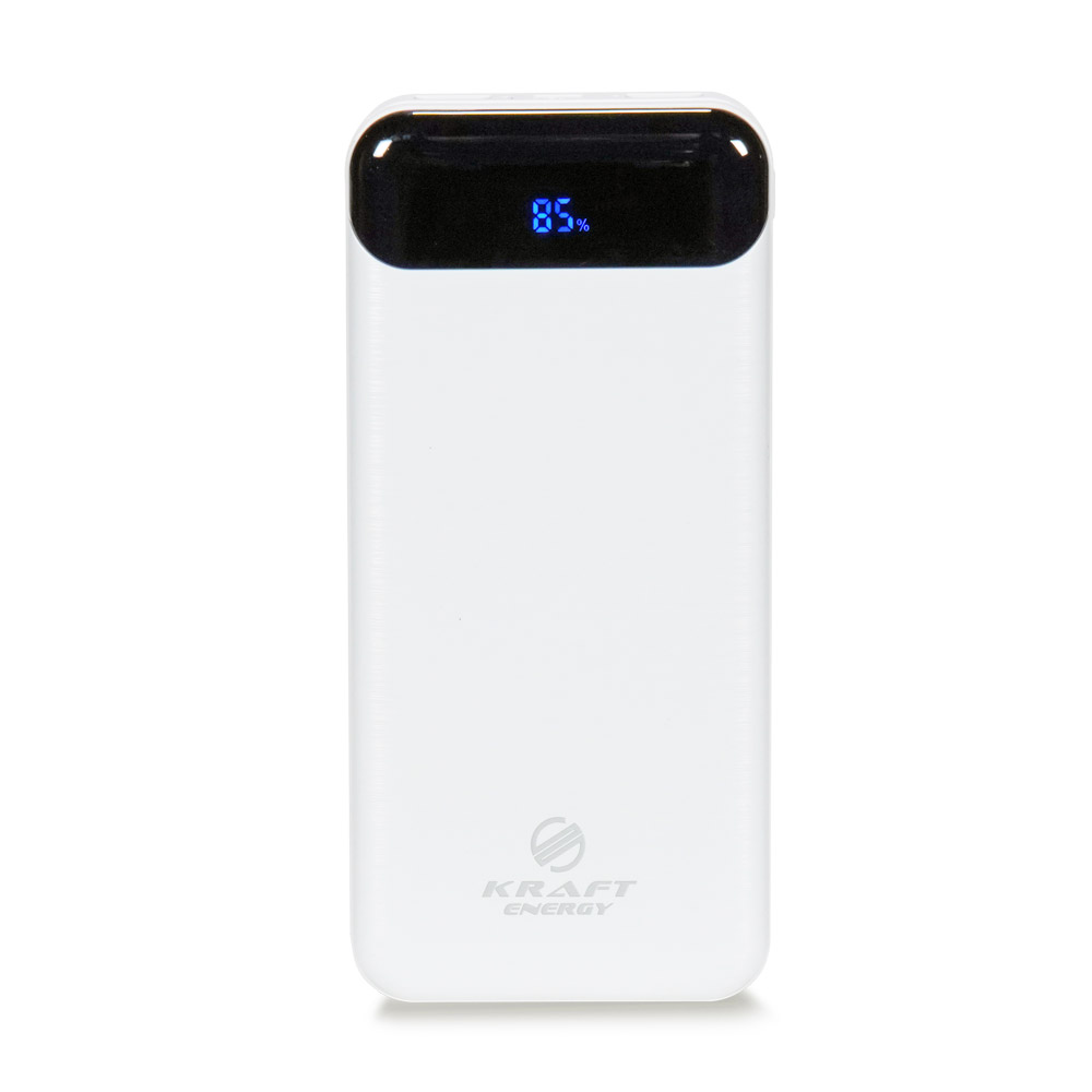 Повербанк 10000mAh Power Bank Kraft KPB-2010FC White 22.5W QC3.0 купити в Україні
