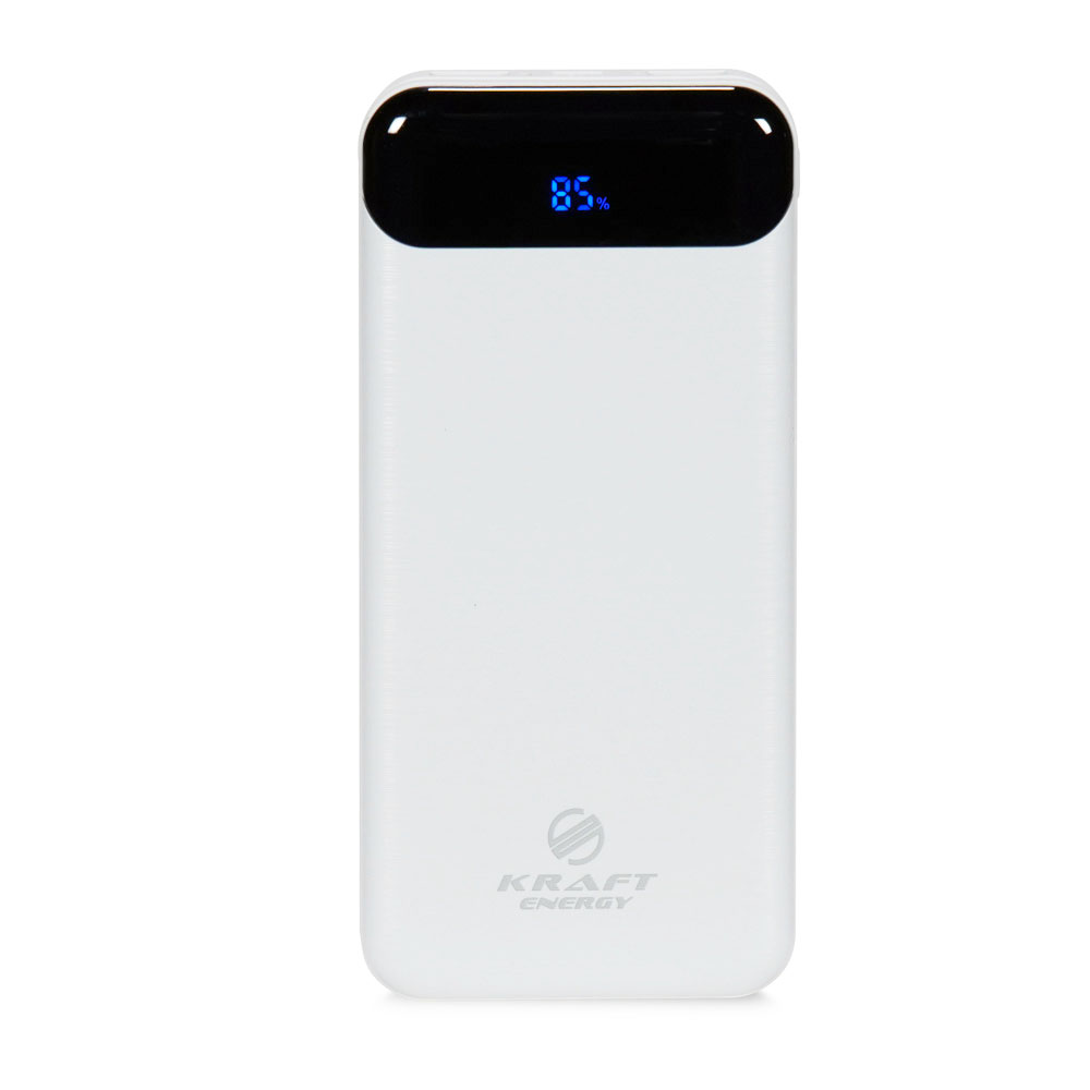 Повербанк 20000mAh Power Bank Kraft KPB-2020FC White 22.5W QC3.0 купить в Украине