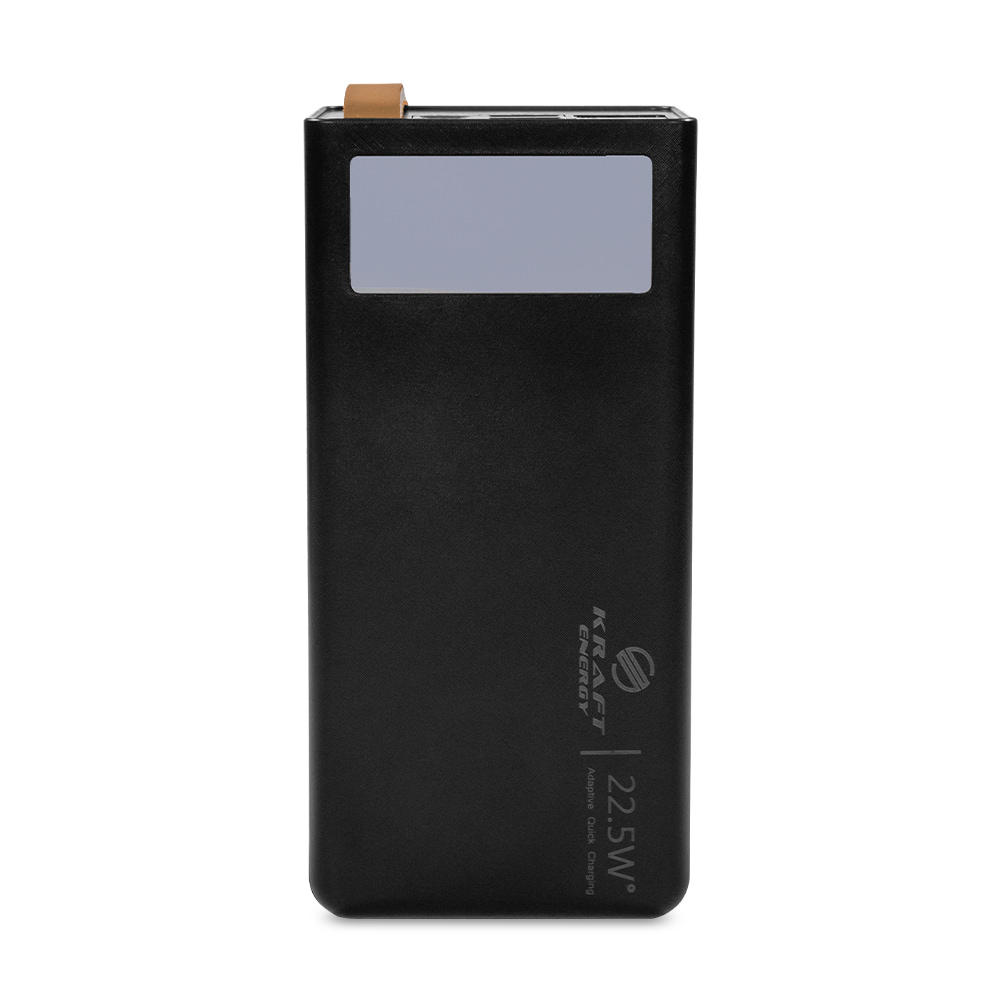 Повербанк 30000mAh Power Bank Kraft KPB-2330FCL Black 22.5W QC3.0 LED-ліхтар купити в Україні