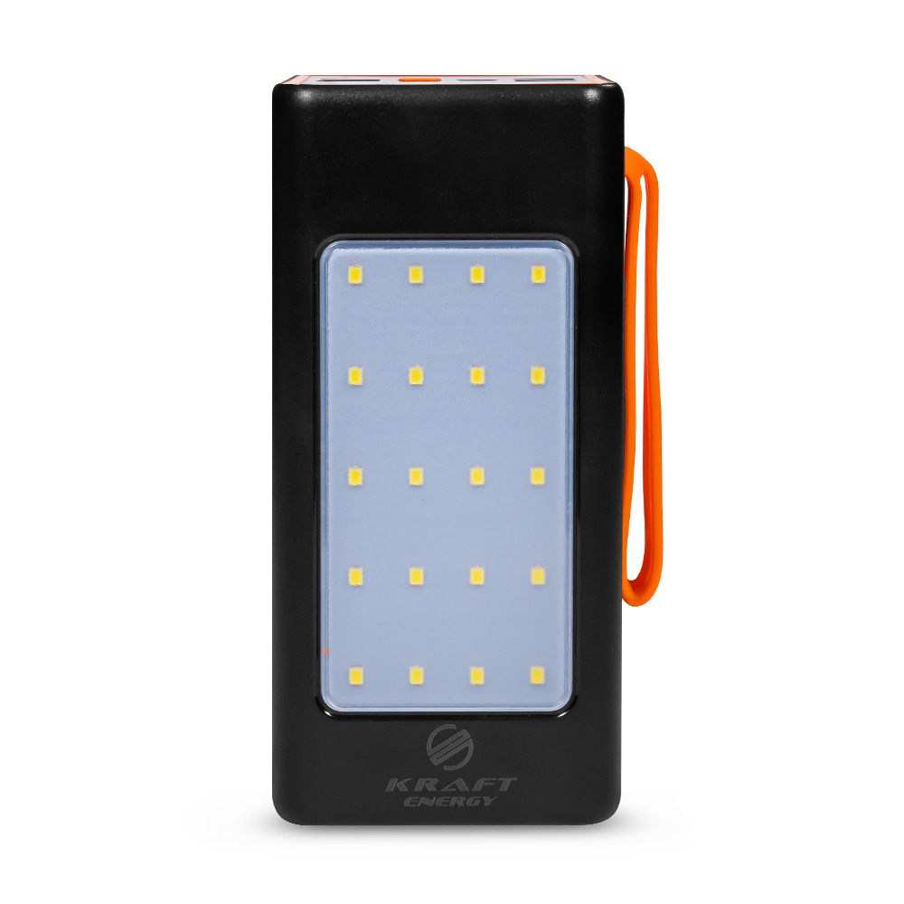 Повербанк 50000mAh Power Bank Kraft KPB-2450FCL Black 22.5W QC3.0 LED-ліхтар купити в Україні