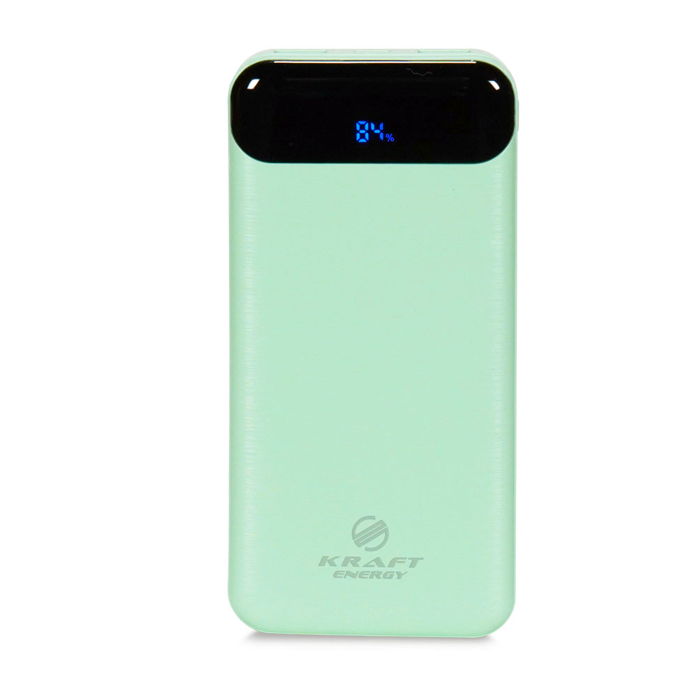 Повербанк 20000 mAh Power Bank Kraft KPB-2020FC Green 22.5W QC3.0 купити в Україні