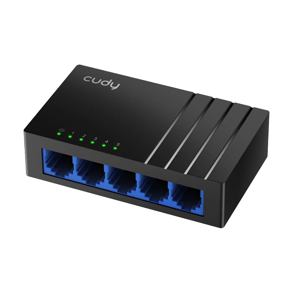 Коммутатор 5-портовый неуправляемый Cudy GS105D гигабитный купить в Украине