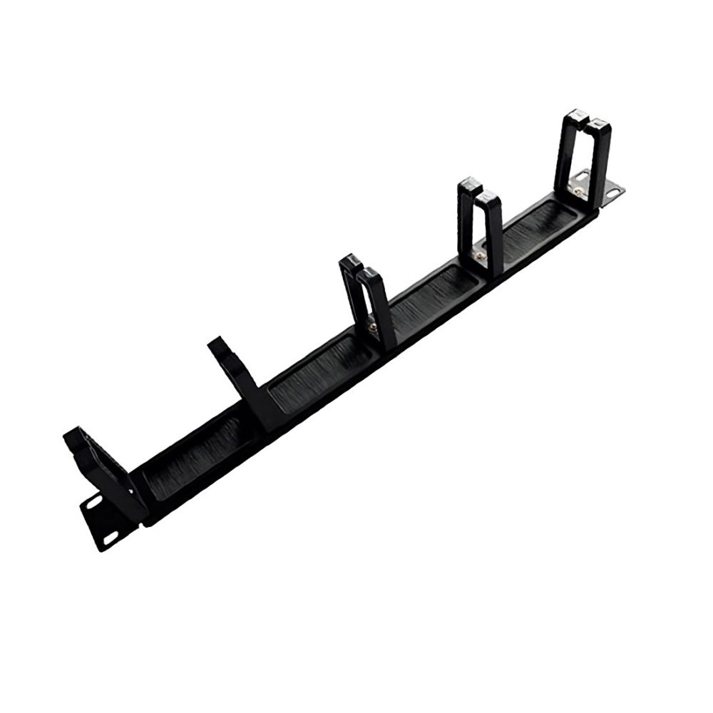 Кабельный органайзер PiPo 19" 1U/5 колец металл+пластик, Box Q50 купить в Украине