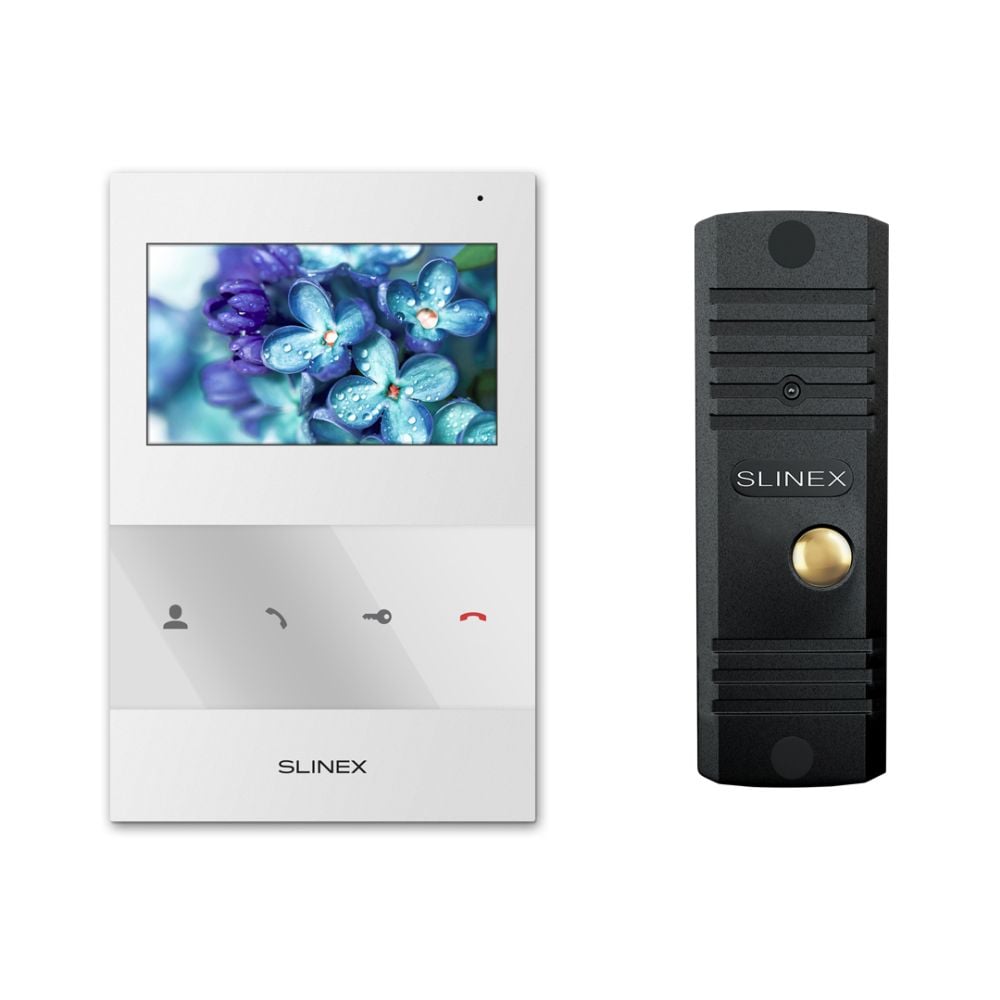 Комплект видеодомофона Slinex SQ-04 White + ML-16HD Black купить в Украине
