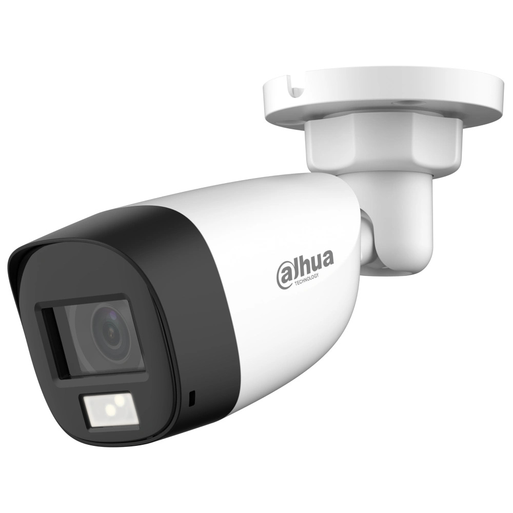 HDCVI-відеокамера 5Mp Dahua DH-HAC-HFW1500CLP-IL-A f=2.8mm, ІЧ+LED-підсвічування, з мікрофоном купити в Україні