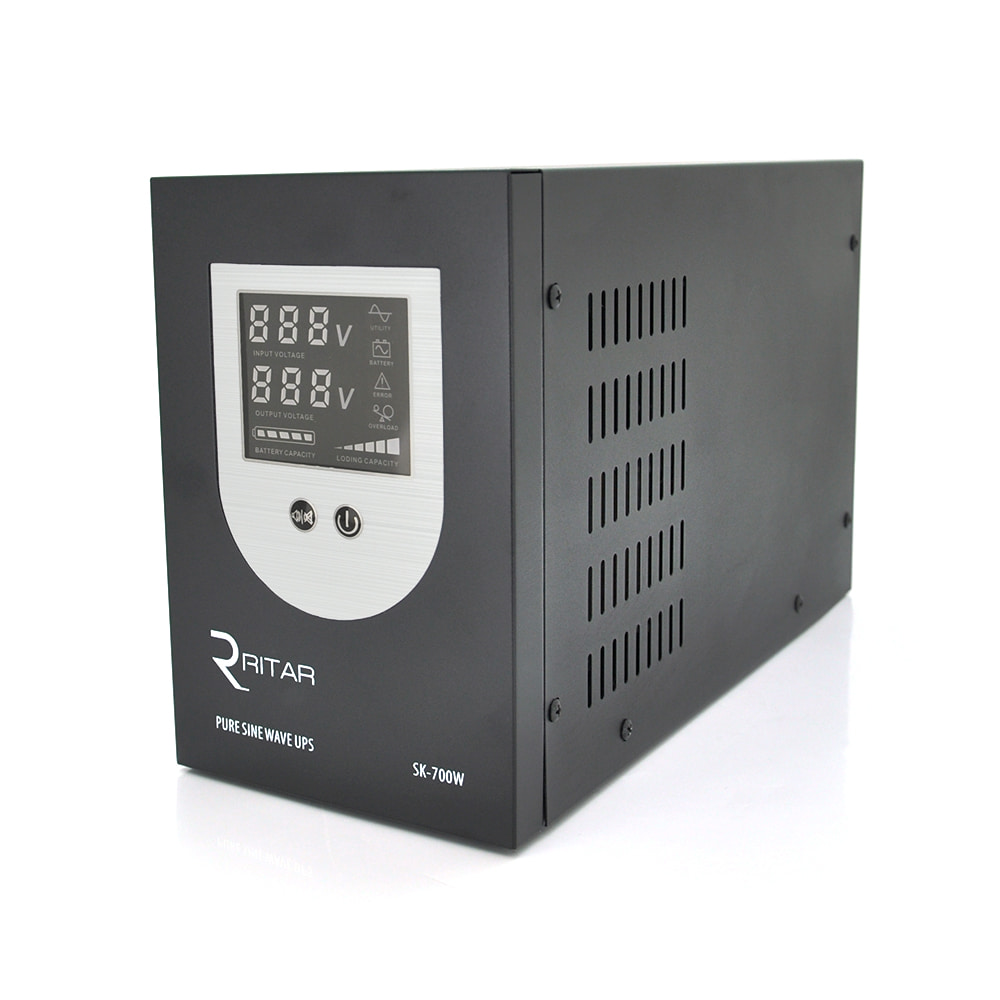 Источник бесперебойного питания под внешний аккумулятор Ritar SK-1000VA (700W) с правильной синусоидой купить в Украине