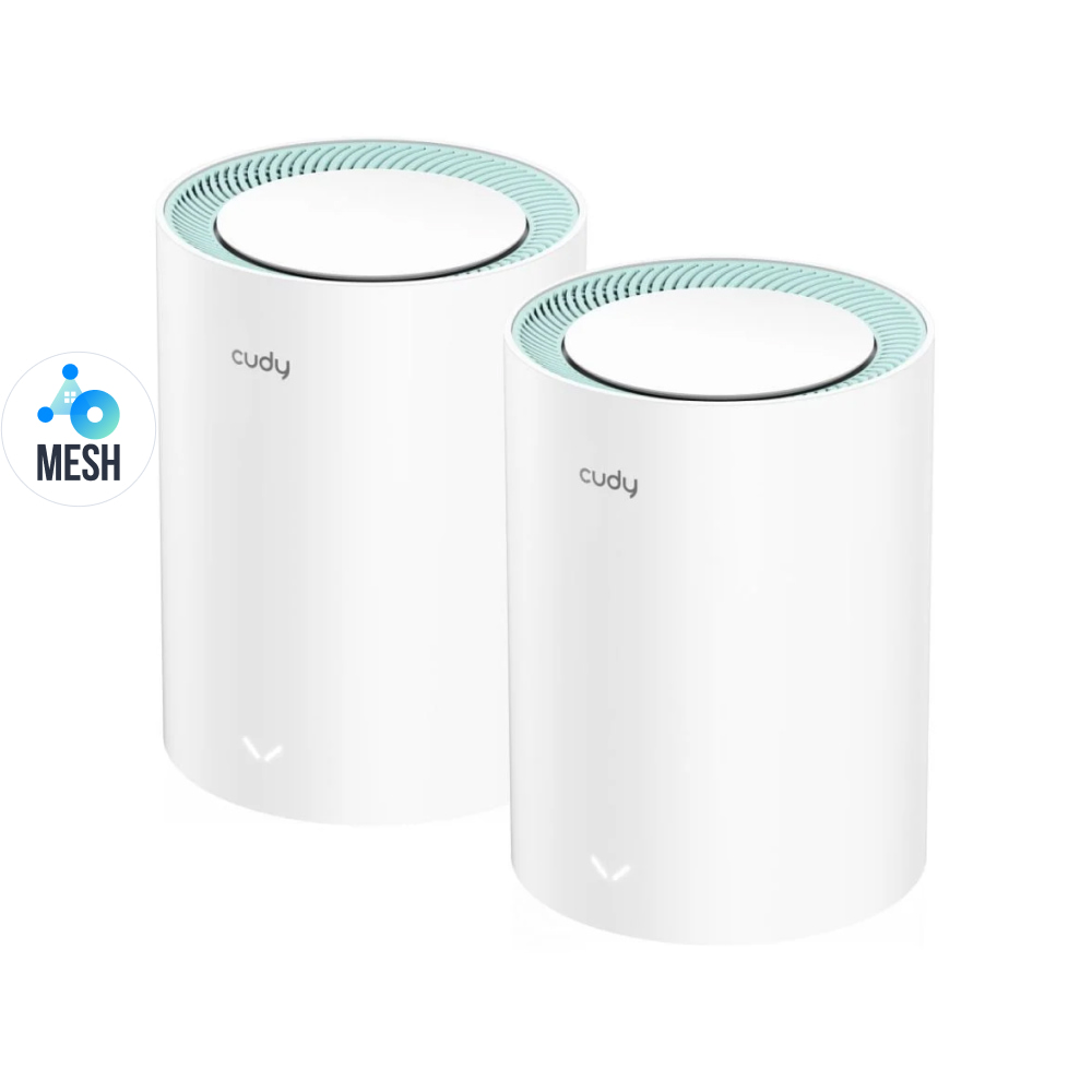 Маршрутизатор WiFi Mesh-система WiFi 5 Cudy M1300 (2-Pack) 2 штуки дводіапазонні гігабітні AC1200 купити в Україні
