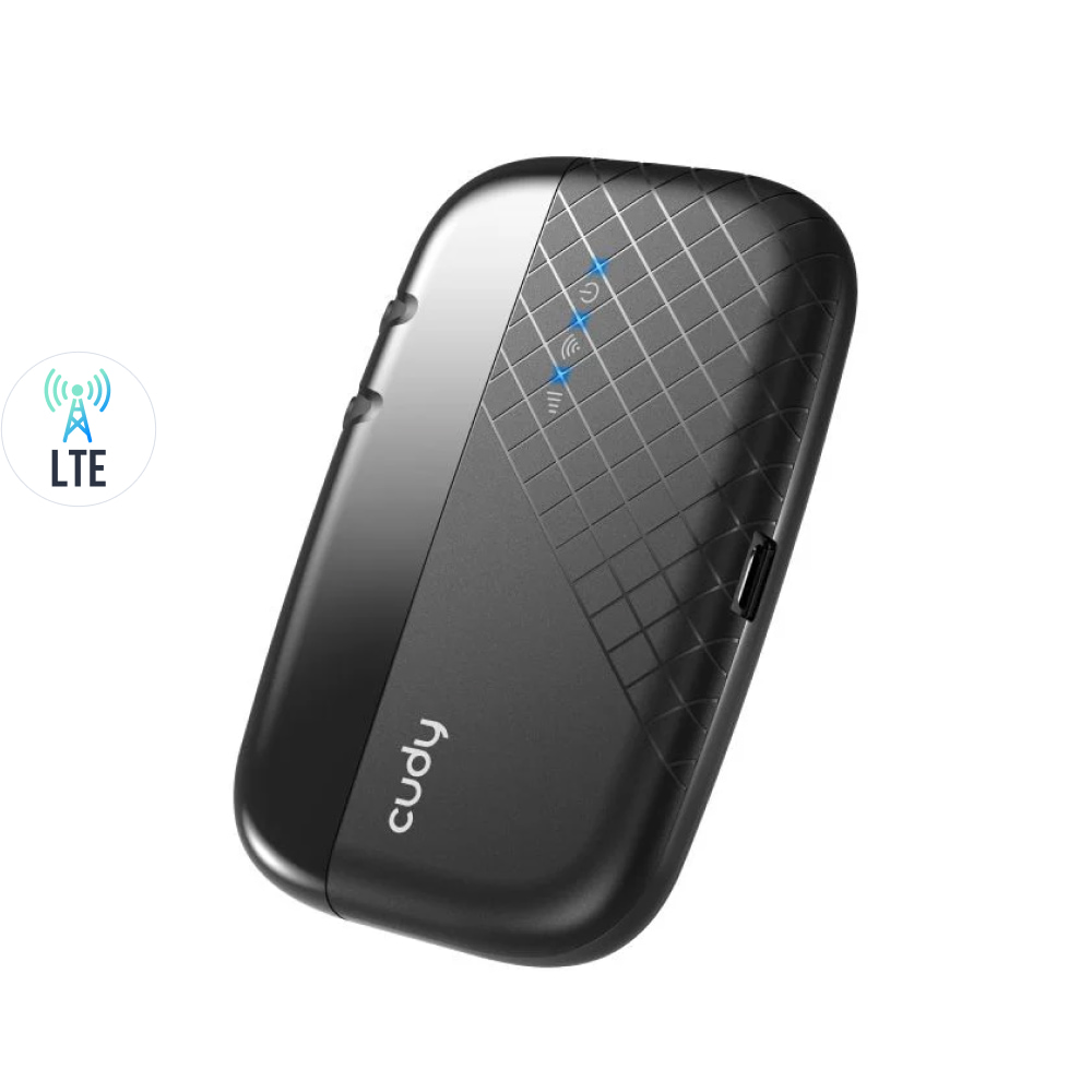 Мобільний 4G LTE WiFi-маршрутизатор Cudy MF4 CAT4 з акумуляторною батареєю 2000mAh купити в Україні