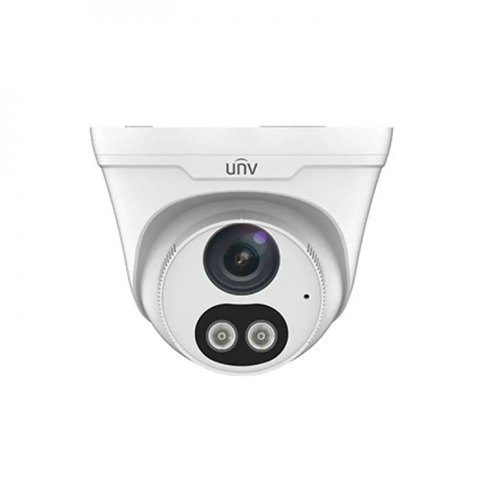 IP-видеокамера 2Mp Uniview IPC3612LE-ADF28KC-WL White f=2.8mm ИК+LED-подсветка, с микрофоном купить в Украине