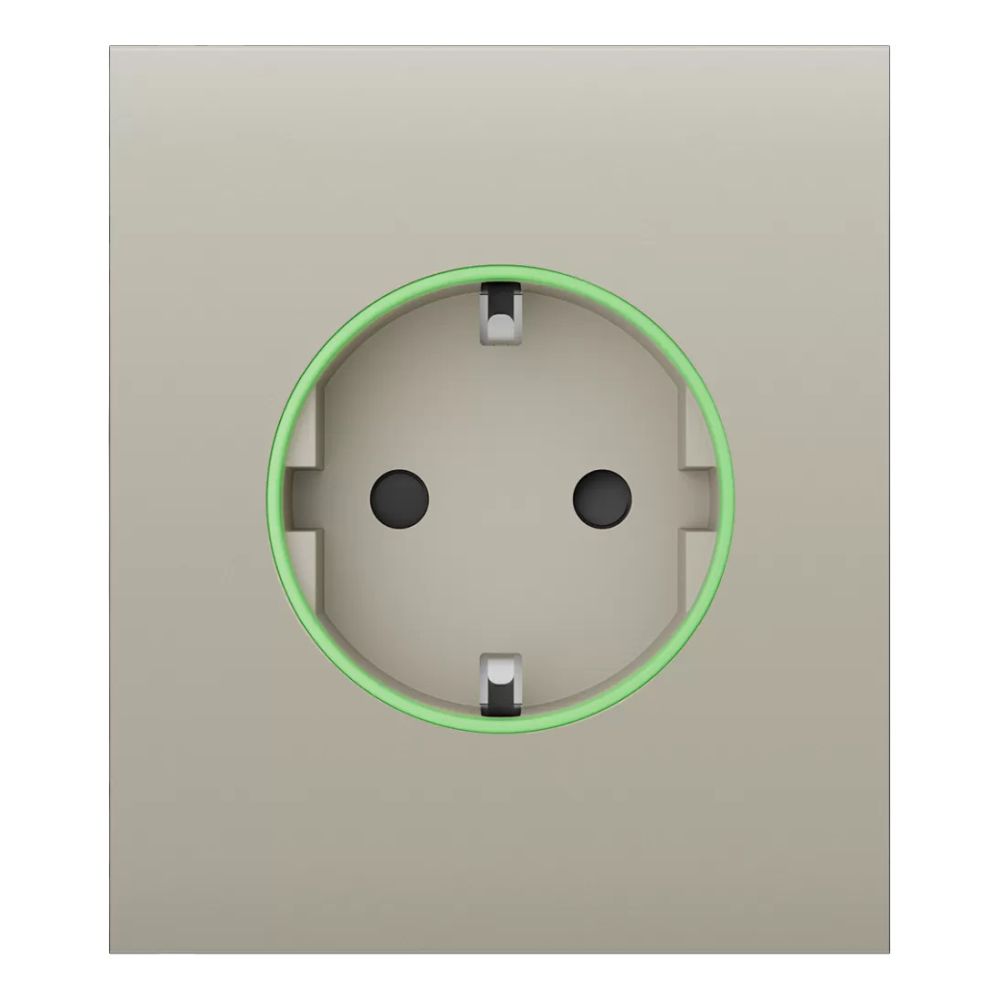 Фронтальная панель Ajax CenterCover (smart) type F 55 ASP ivory/слоновая кость для умной розетки Outlet (type F) купить в Украине