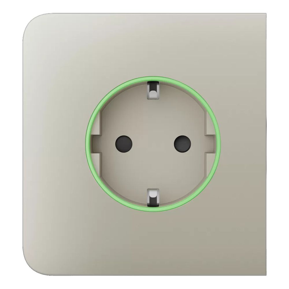 Фронтальная панель Ajax SideCover (smart) type F 55 ASP ivory/слоновая кость для умной розетки Outlet (type F) купить в Украине