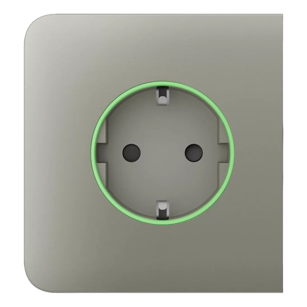 Фронтальная панель Ajax SideCover (smart) type F 55 ASP olive/оливковая для умной розетки Outlet (type F) купить в Украине