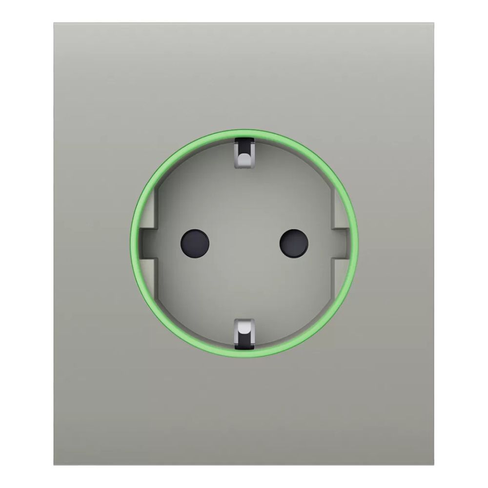 Фронтальная панель Ajax CenterCover (smart) type F 55 ASP oyster/устричная для умной розетки Outlet (type F) купить в Украине