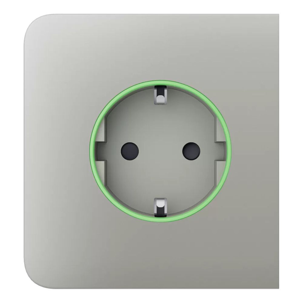 Фронтальная панель Ajax SideCover (smart) type F 55 ASP oyster/устричная для умной розетки Outlet (type F) купить в Украине