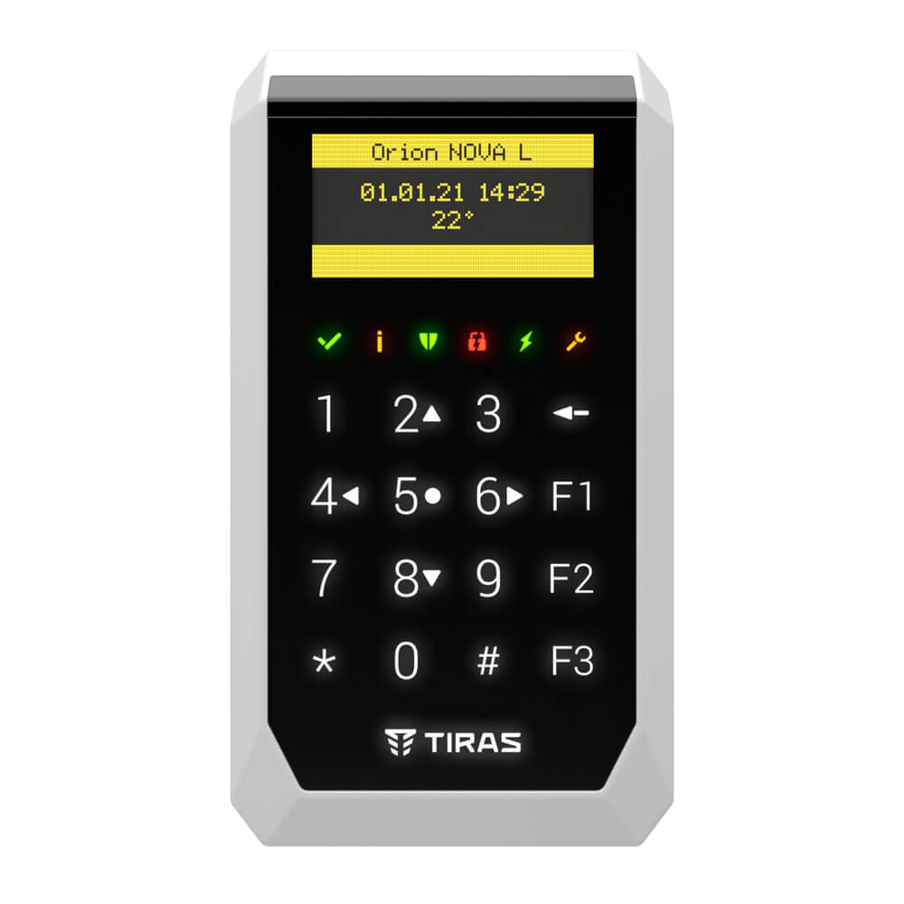 Клавиатура Tiras K-PAD OLED Black с OLED-дисплеем купить в Украине