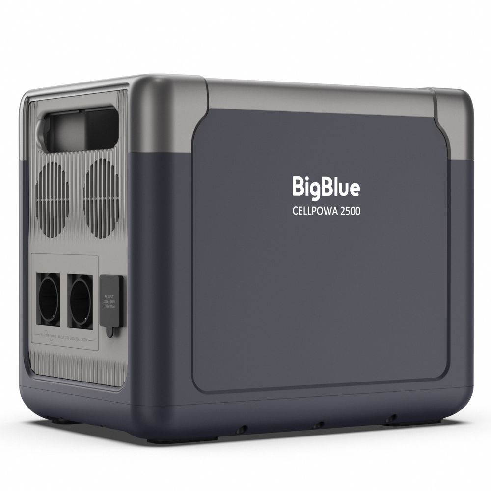 洋楽 BIG TONE Портативная зарядная станция BigBlue CP2500 2500W 1843Wh (42-00105