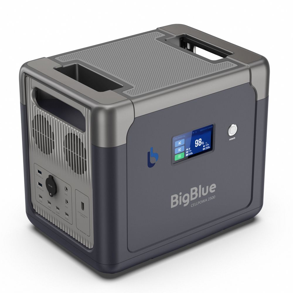 洋楽 BIG TONE Портативная зарядная станция BigBlue CP2500 2500W 1843Wh (42-00105