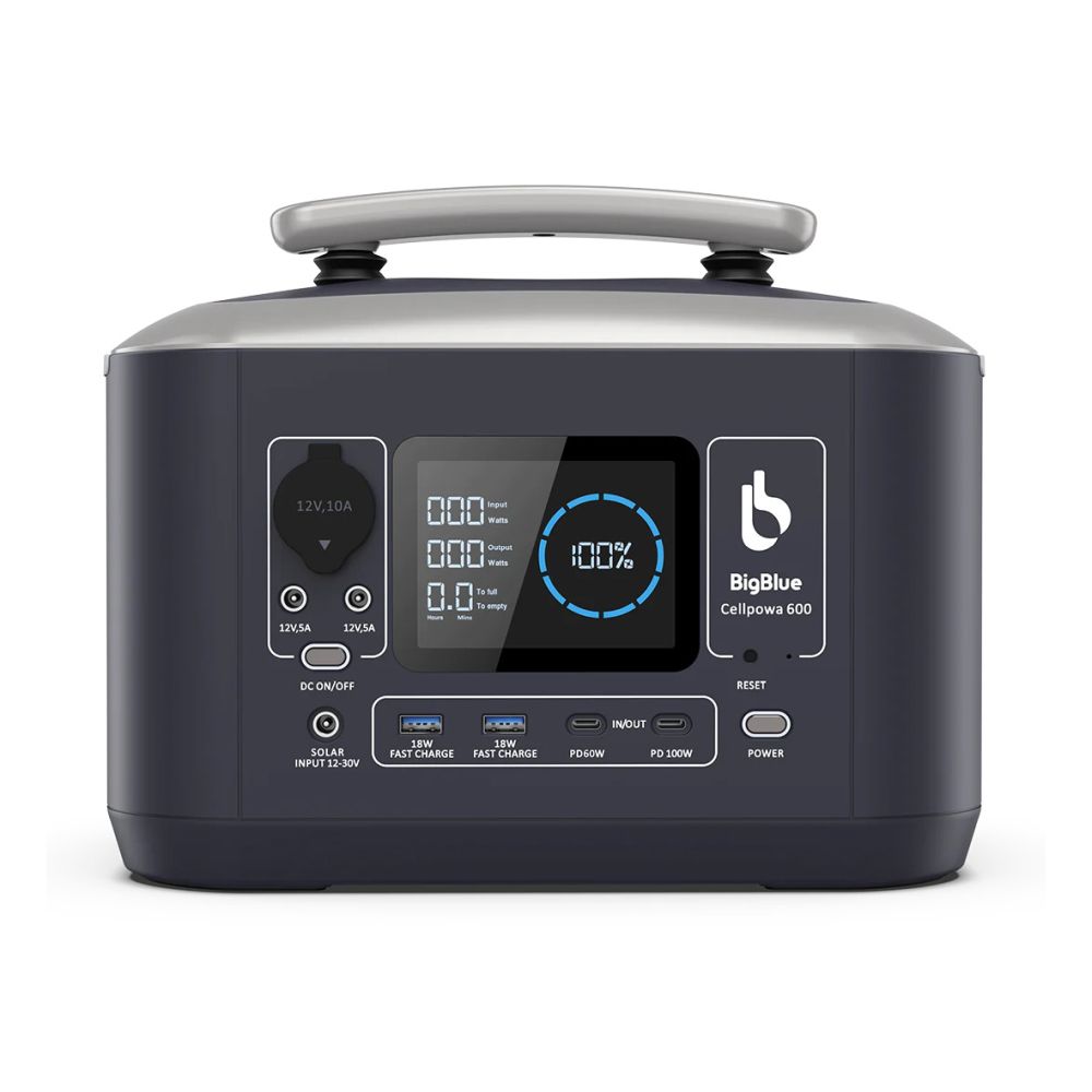 Портативная зарядная станция BigBlue CP600 600W 537.6Wh купить в Украине