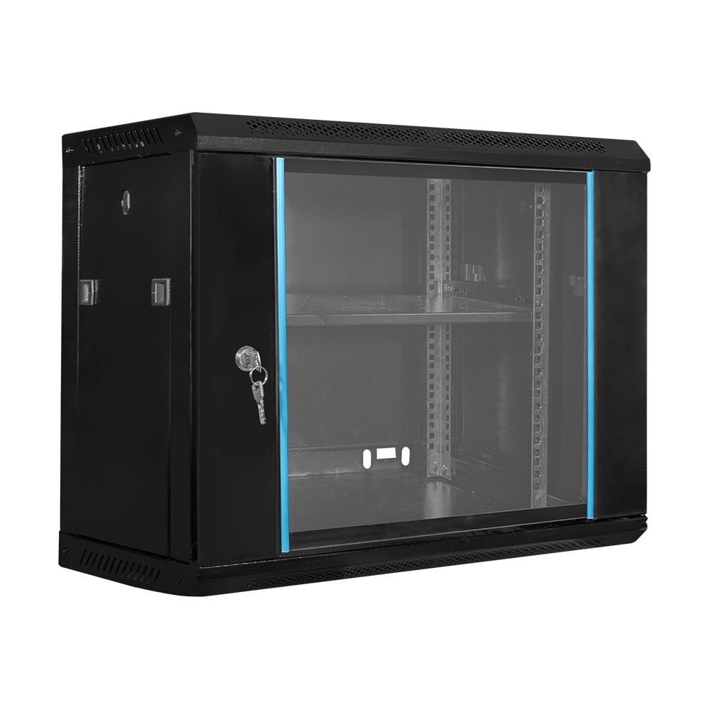 Комутаційна шафа E-NET 9U/600x600x500 Black купити в Україні