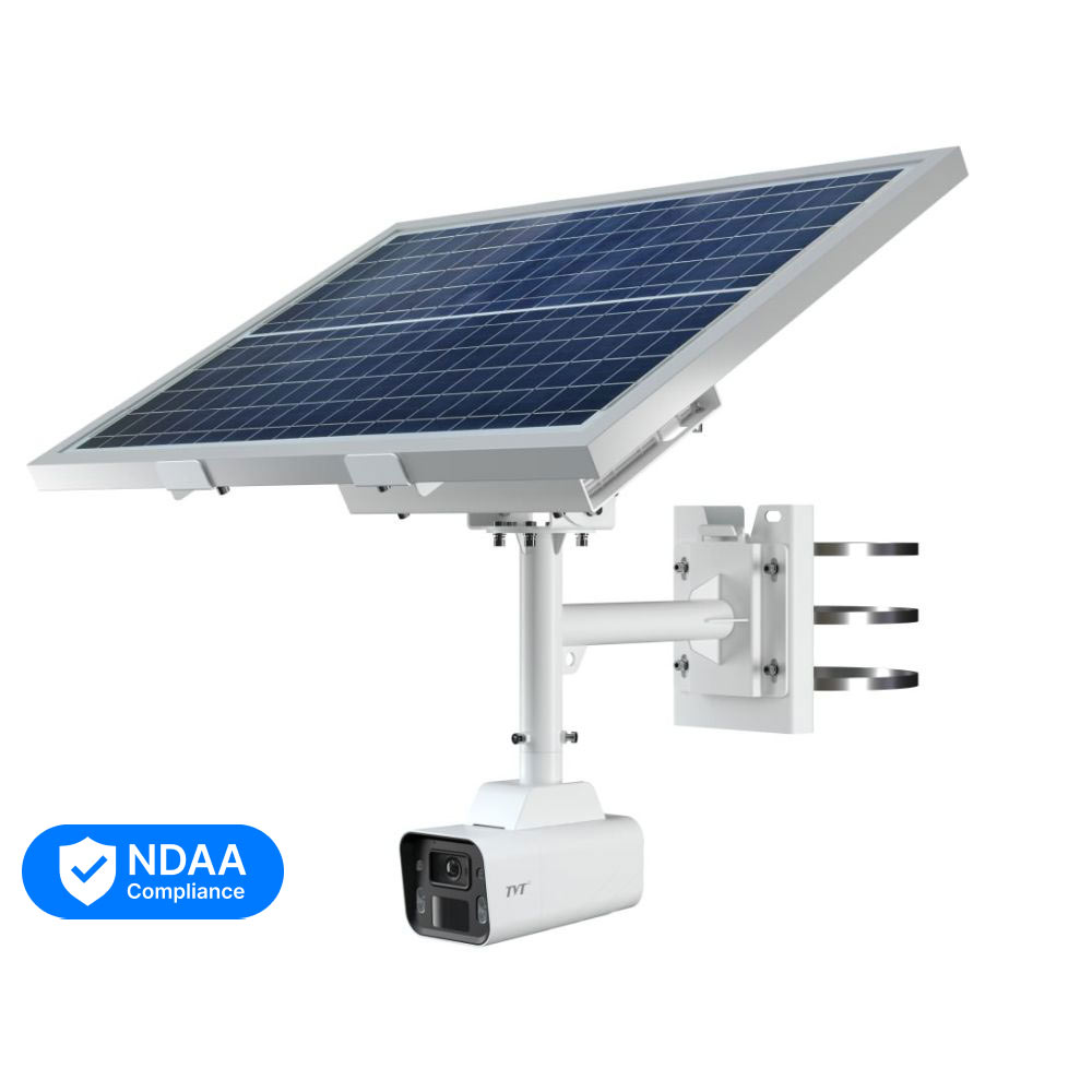 4G IP-відеокамера 4Mp TVT TD-9846SP1(BA/G4/WR2) f=2.8mm з сонячною батареєю, з мікрофоном, повнокольорова купити в Україні