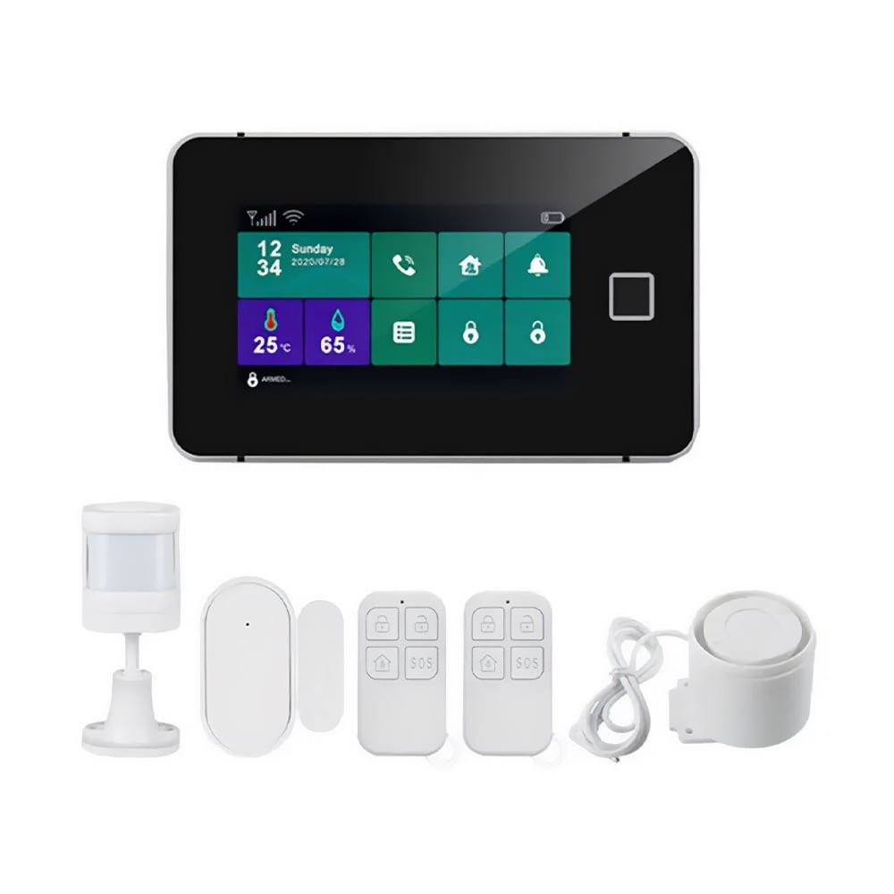 Комплект бездротової сигналізації Trinix TRX-GSM-Kit(LCD)(WiFi) з WiFi та GSM купити в Україні