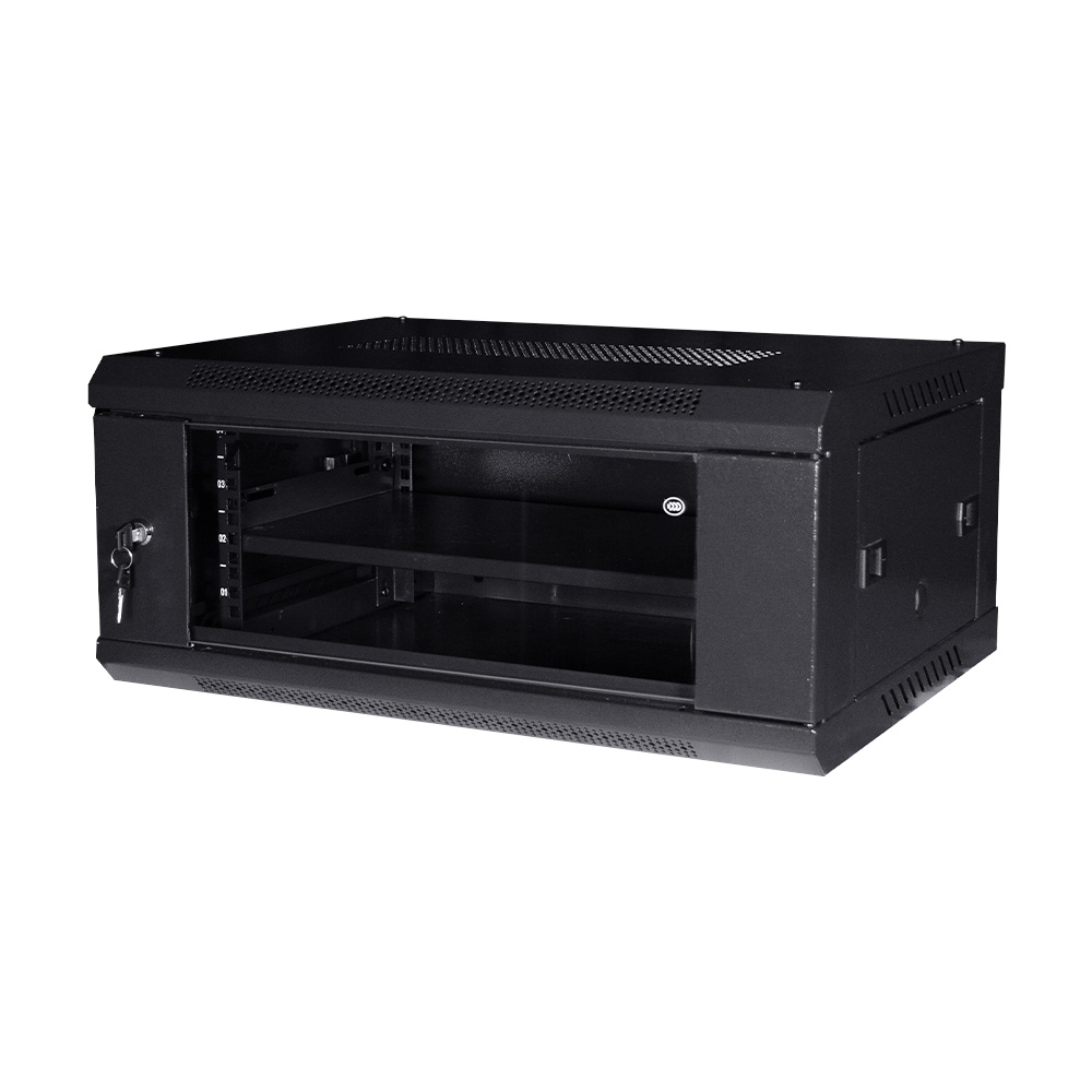 Коммутационный шкаф NVC-4U/600x450x270 Black купить в Украине