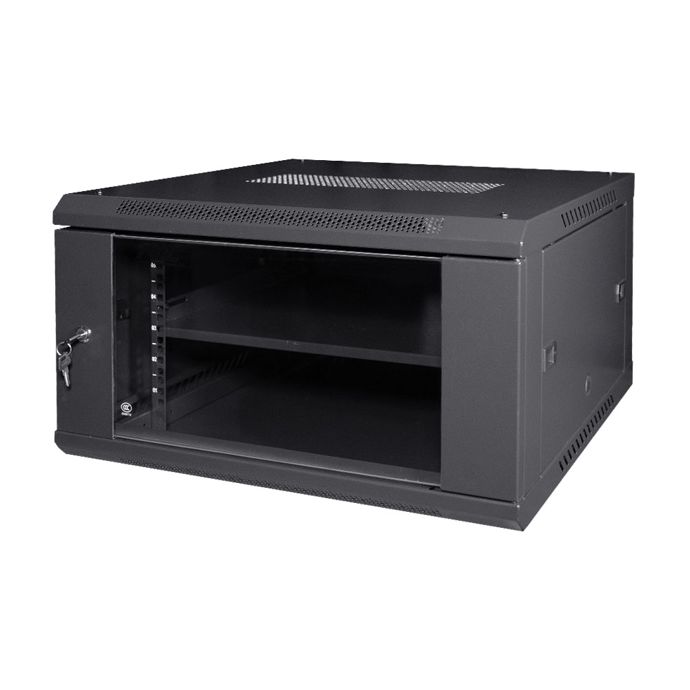 Коммутационный шкаф NVC-6U/600x600x350 Black купить в Украине