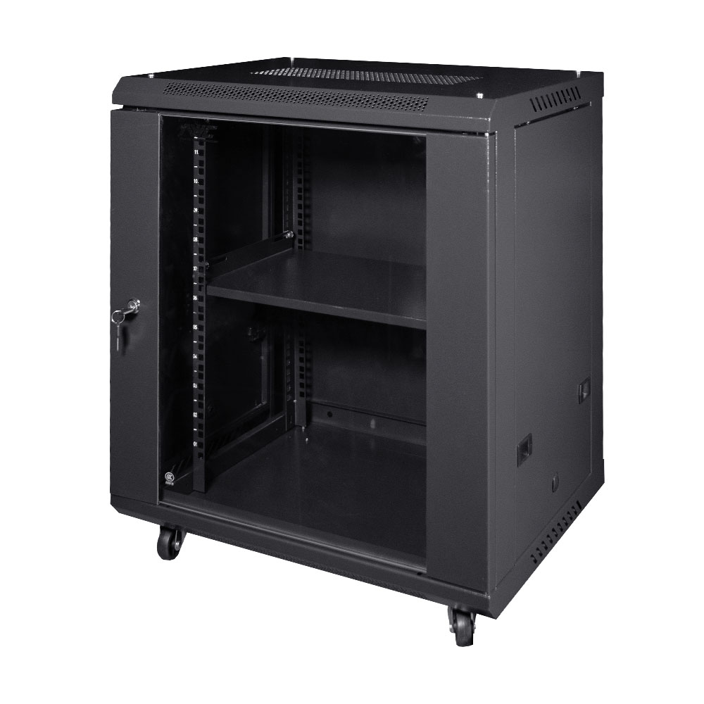 Коммутационный шкаф NVC-12U/600x450x640 Black купить в Украине