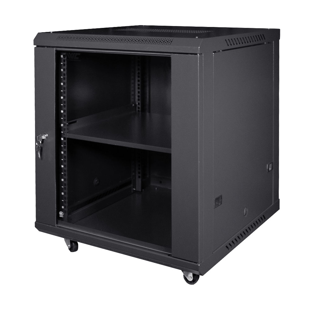 Комутаційна шафа NVC-12U/600x600x640 Black купити в Україні