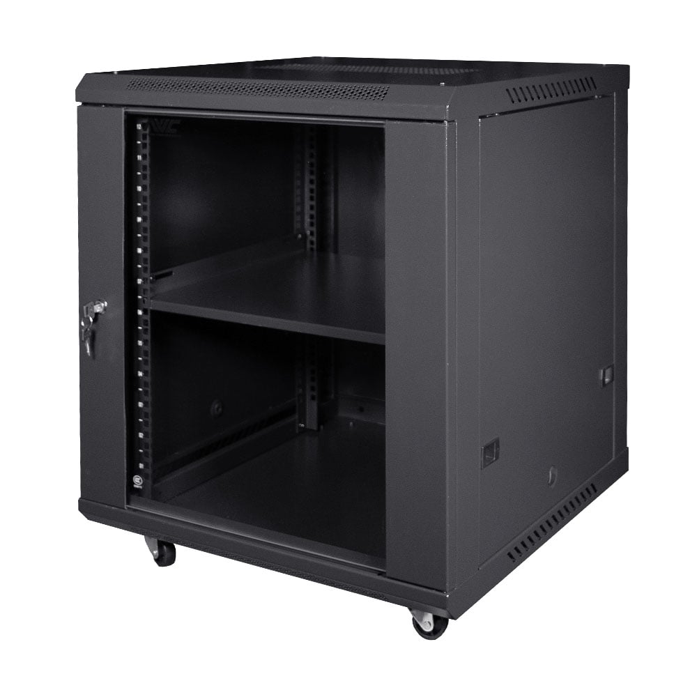 Комутаційна шафа NVC-12U/600x600x640 Black купити в Україні