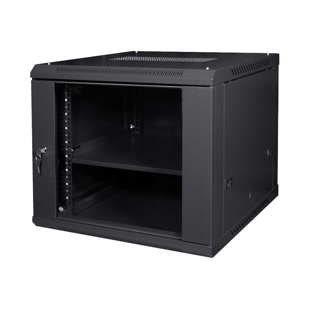 Коммутационный шкаф NVC-9U/600x600x500 Black купить в Украине